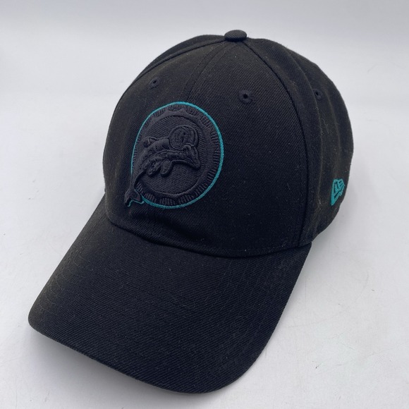 New Era Other - Miami Dolphins Blackout Hat New Era 9Forty Black Snapback Cleaned Teal